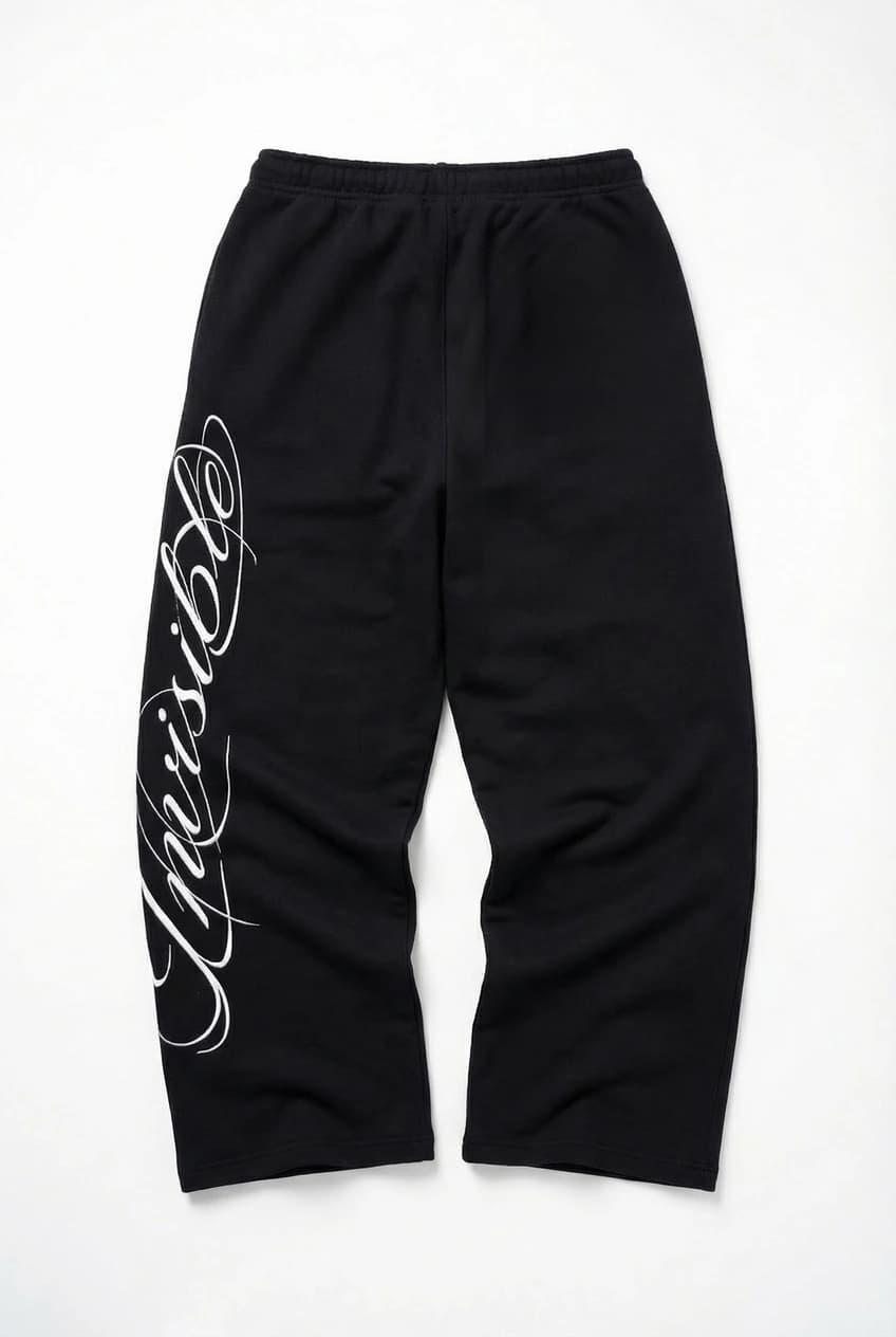 INVISIBLE SCRIPT HEAVYWEIGHT SWEATPANTS